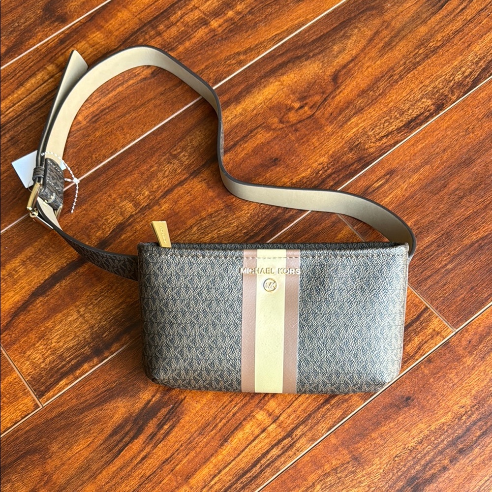 Michael Kors signature Brown Belt Bag